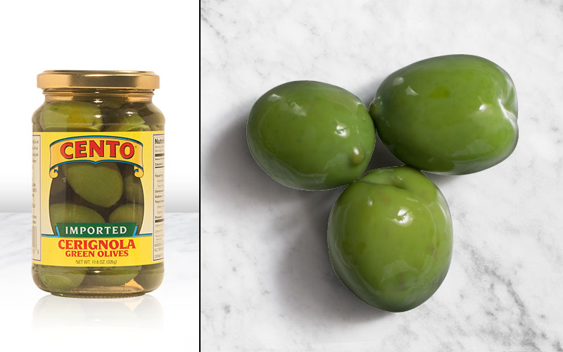 Imported Cerignola Green Olives