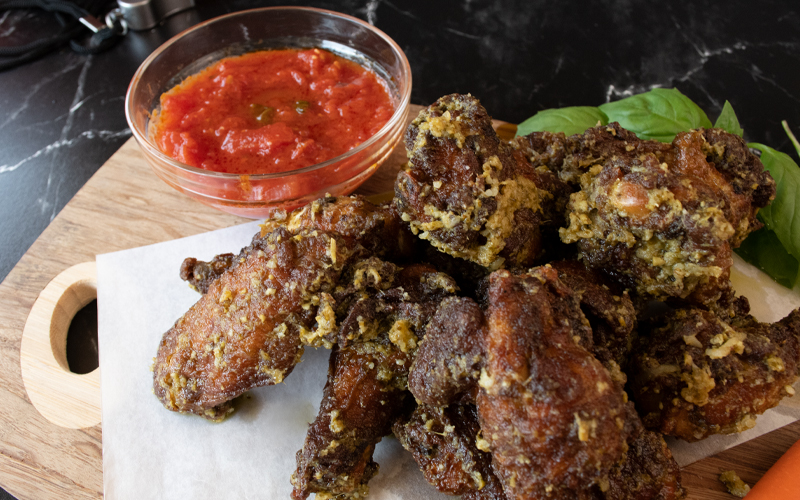 Parmesan Pesto Wings