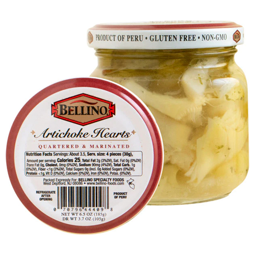 Bellino Quartered & Marinated Artichoke Hearts - Product