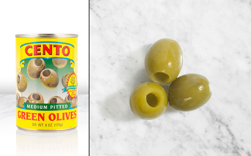 Pitted Green Olives