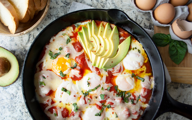 Organic Polenta with Fontina & Eggs