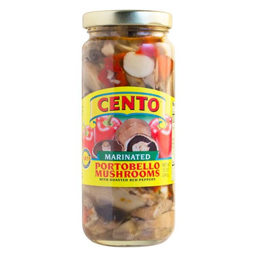 Cento Marinated Portobello Mushrooms with Roasted Red Peppers - Product