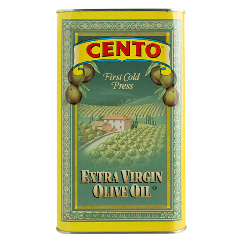 Cento Imported Extra Virgin Olive Oil Tin - Product