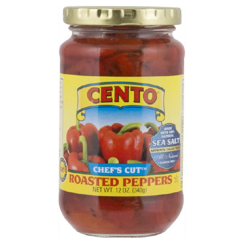 Cento Chef's Cut Roasted Peppers 12 oz - Product