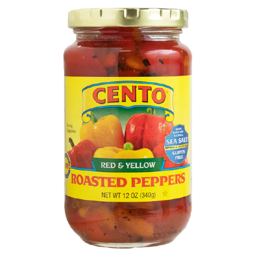 Cento Red & Yellow Roasted Peppers 12 oz - Product