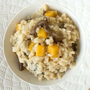 Squash & Porcini Mushroom Risotto