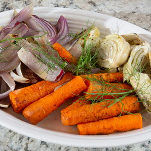 White Balsamic Grilled Vegetables