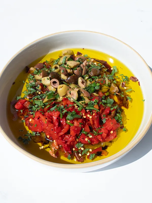 Anchovy & Roasted Garlic Olive Oil Dip