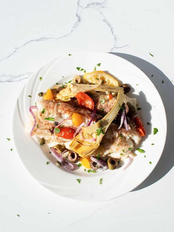 Baked Mediterranean Cod