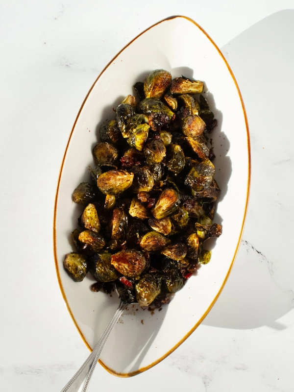 SWEET AND SAVORY BALSAMIC BRUSSEL SPROUTS