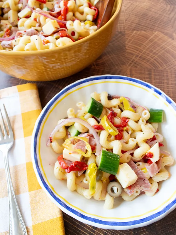 Loaded Cavatappi Pasta Salad