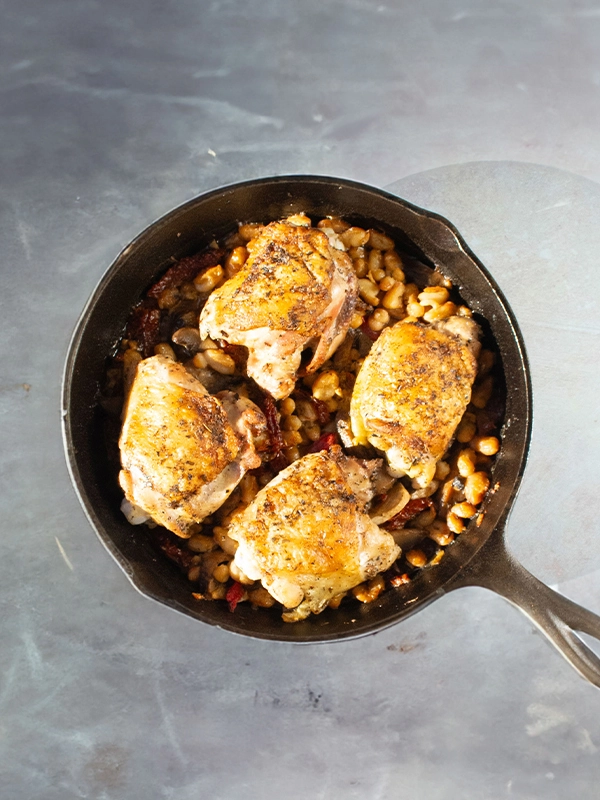 PORTOBELLO CHICKEN THIGH MEDLEY