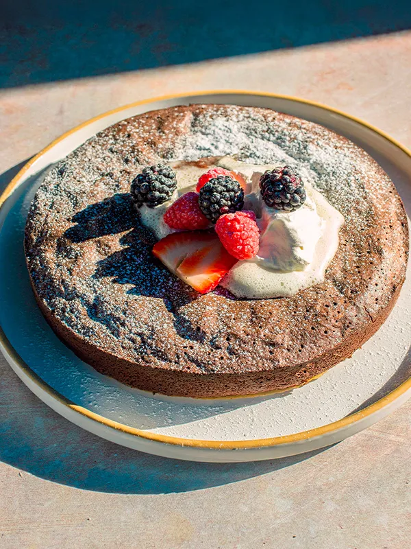 Chocolate Espresso Olive Oil Cake