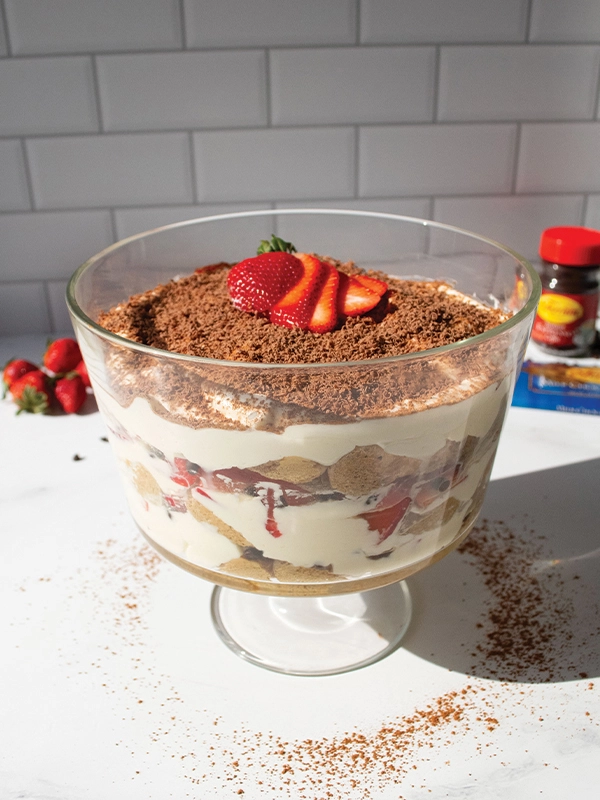 CHOCOLATE TIRAMISU TRIFLE