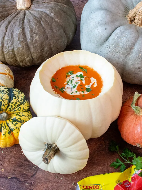 Creamy Pumpkin Tomato Soup