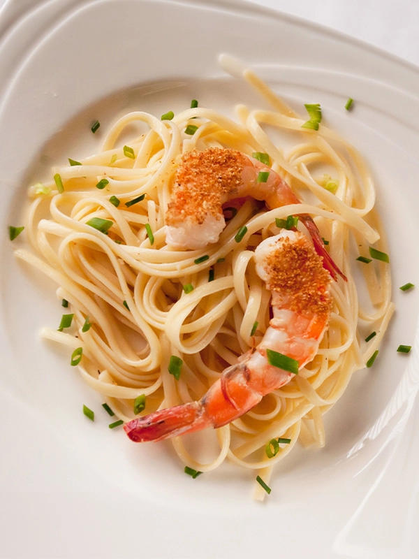 GARLIC SHRIMP PASTA