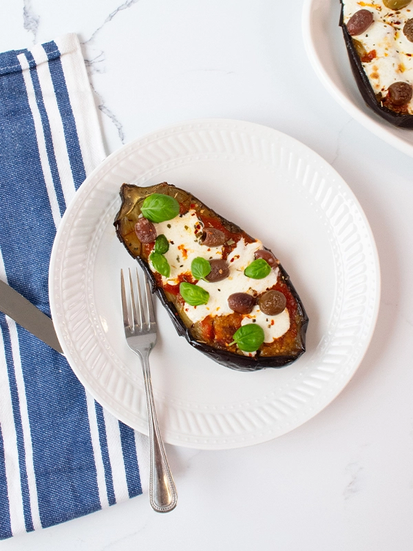 EGGPLANT PIZZA BOATS