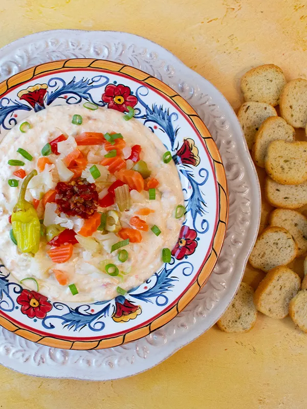Giardiniera Cottage Cheese Spread
