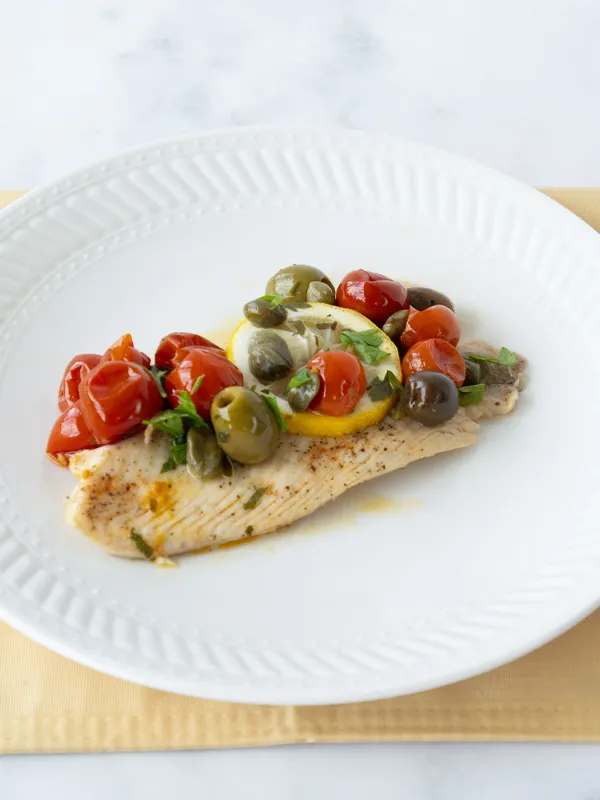 Mediterranean Roasted Tilapia