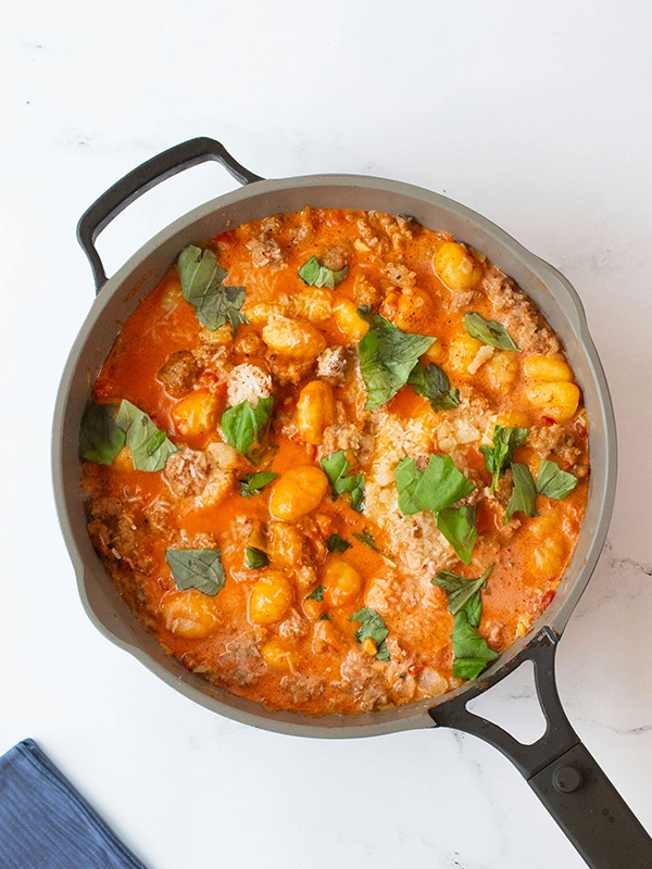 ONE PAN SAUSAGE GNOCCHI