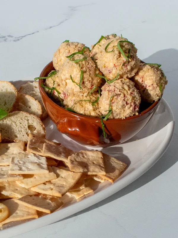 Roasted Red Pepper & Pancetta Bites