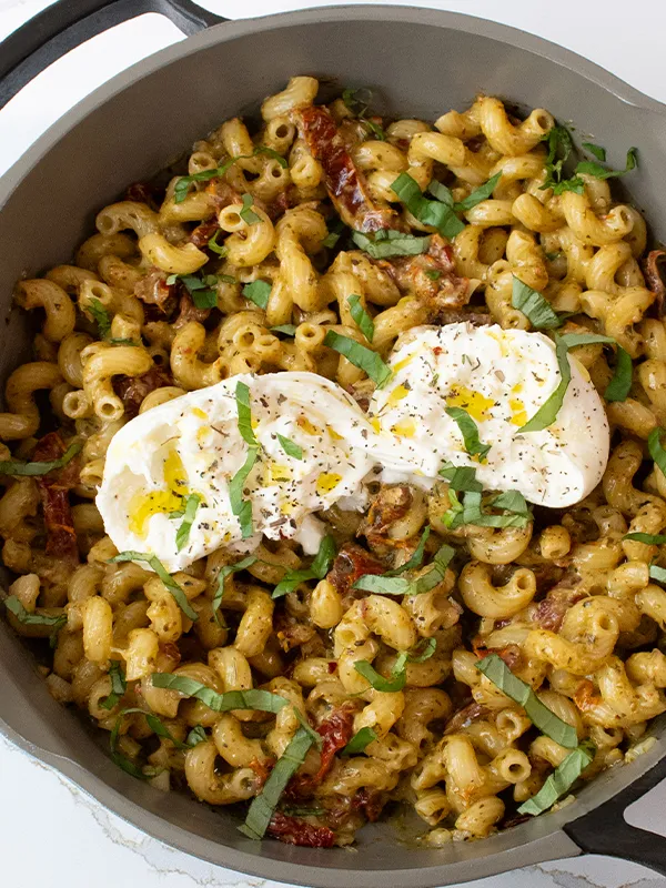 Creamy Pesto Cavatappi
