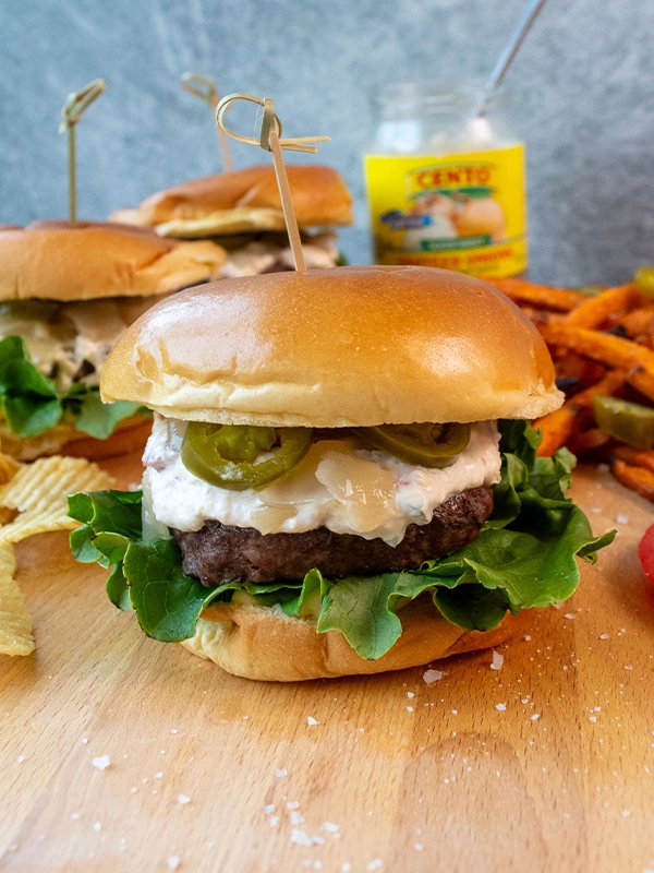 Creamy Pimiento Jalapeño Burger