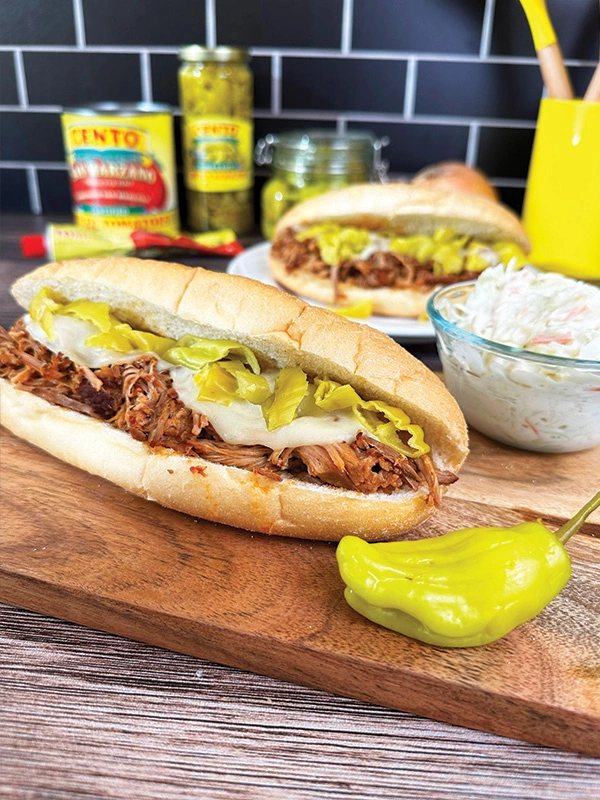 Chef Cento's Italian Pulled Pork Sandwich
