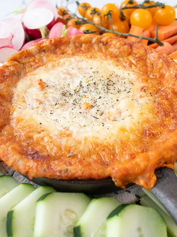 Roasted Red Pepper and White Bean Dip.