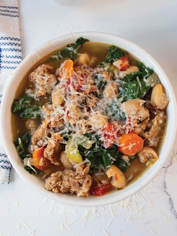 SAUSAGE AND KALE SOUP