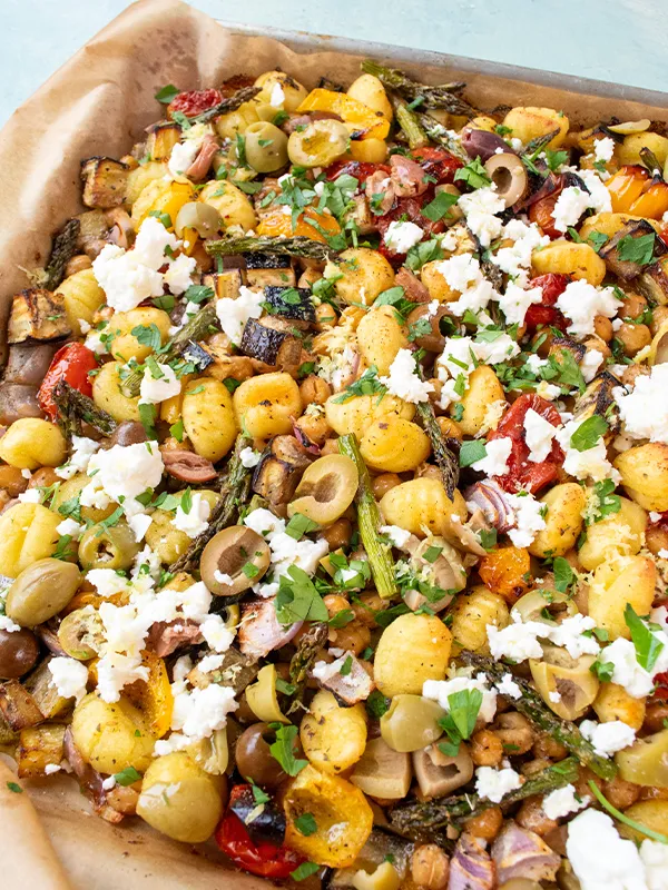Spring Sheet Pan Gnocchi