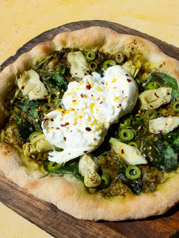 Spinach & Artichoke Pizza
