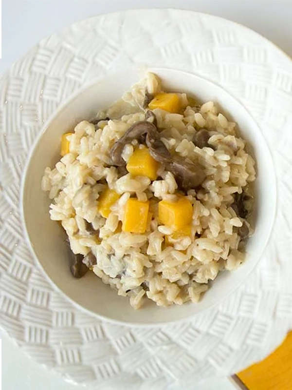 SQUASH & PORCINI MUSHROOM RISOTTO