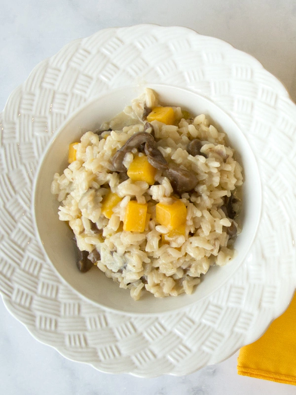 SQUASH & PORCINI MUSHROOM RISOTTO