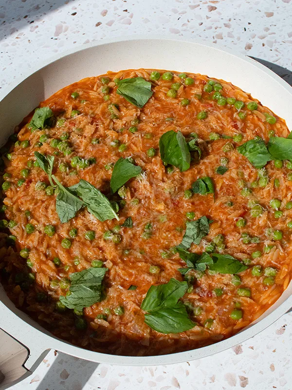 One-Pot Vodka Orzo