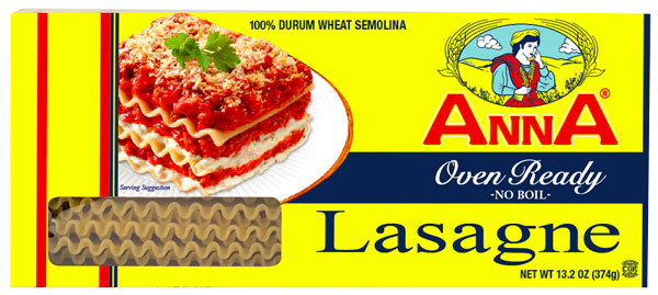 Anna No Boil Lasagne