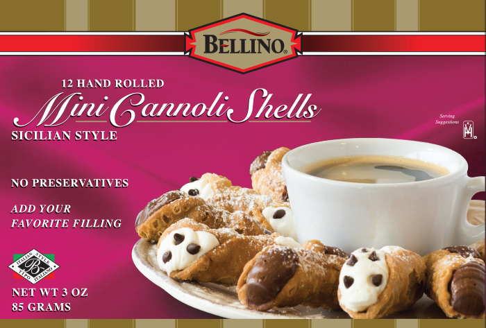 Bellino Traditional Mini Cannoli Shells