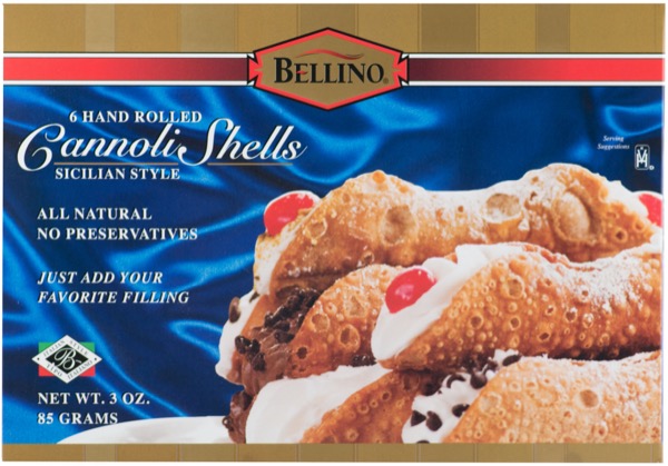 Bellino Traditional Cannoli Shells