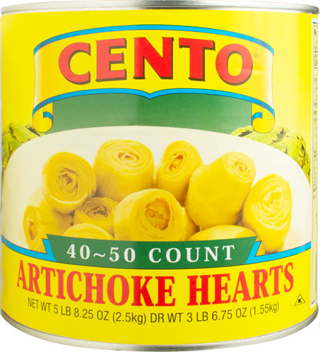Cento Artichokes in Brine 40-50 ct