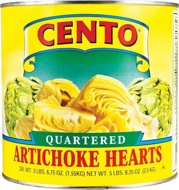 Cento Quartered Artichoke Hearts in Brine