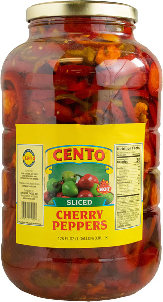 Cento Sliced Hot Cherry Peppers