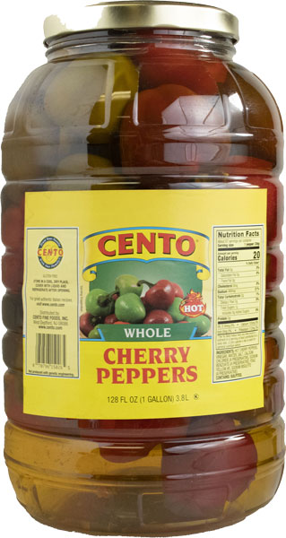 Cento Whole Hot Cherry Peppers