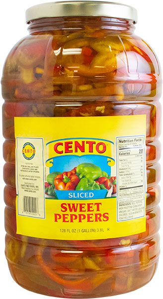 Cento Sliced Sweet Peppers