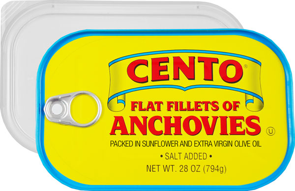 Cento Flat Fillets of Anchovies