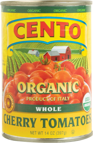 Cento Organic Whole Cherry Tomatoes