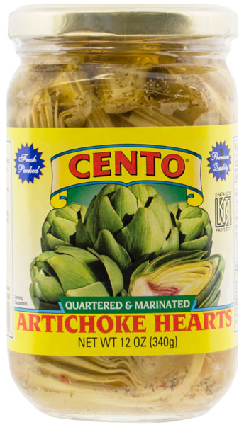 Cento Quartered and Marinated Artichoke Hearts
