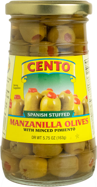 Cento Spanish Stuffed Manzanilla Olives