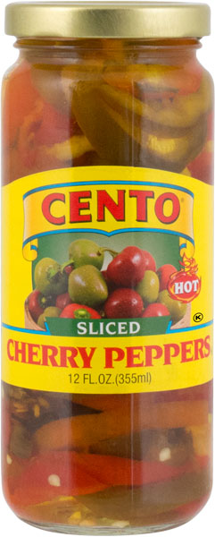 Cento Sliced Hot Cherry Peppers