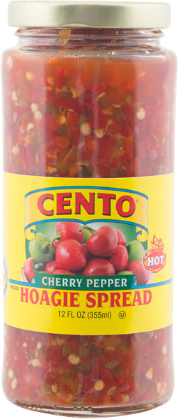 Cento Diced Hot Cherry Pepper Hoagie Spread