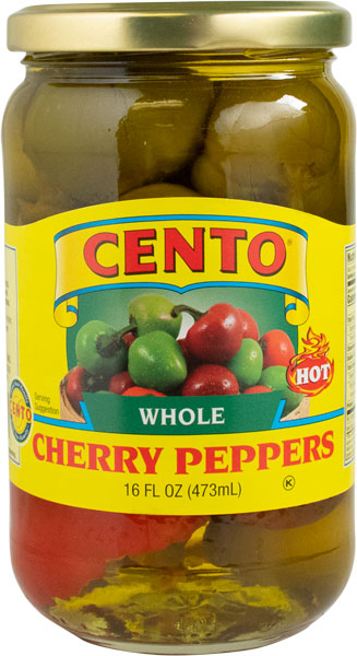 Cento Whole Hot Cherry Peppers